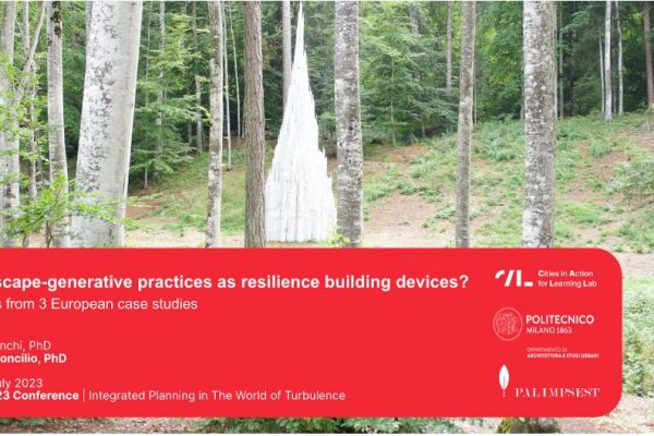 The Palimpsest Project was presented at the annual AESOP Conference “Integrated Planning in the World of Turbulence” – Lodz, 11-15th July!